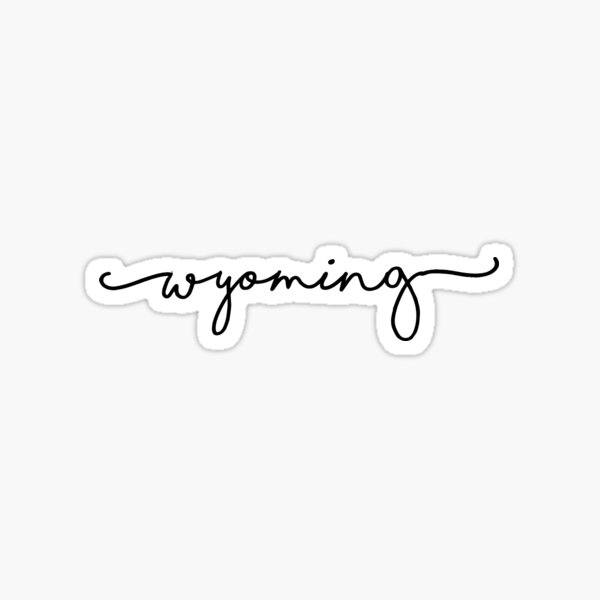 Wyoming Sticker