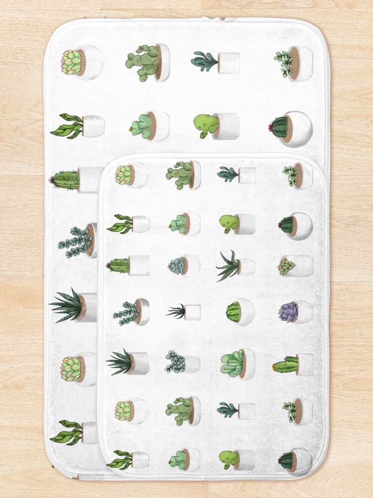 Alternate view of Succulents Bath Mat