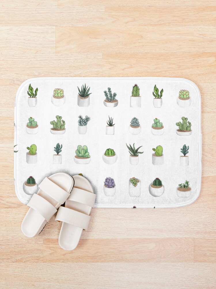 Alternate view of Succulents Bath Mat