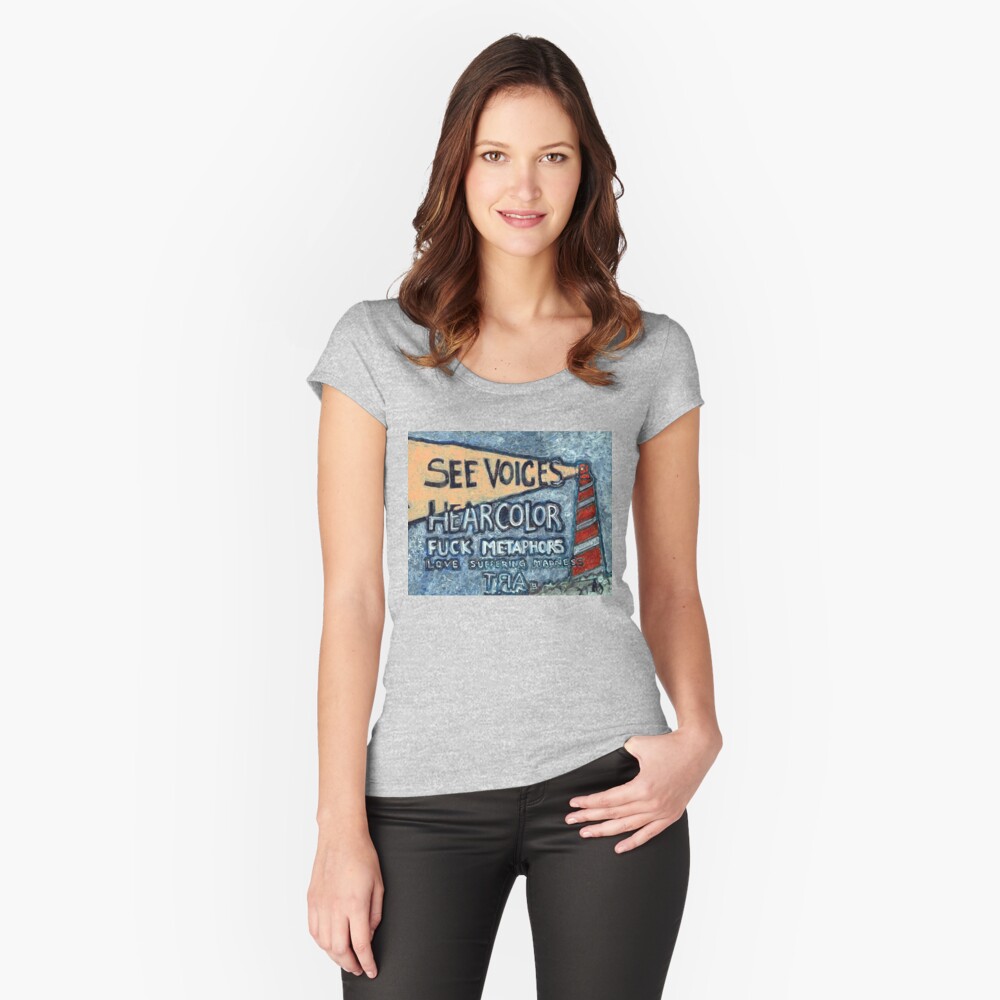 Item preview, Fitted Scoop T-Shirt designed and sold by willpate.