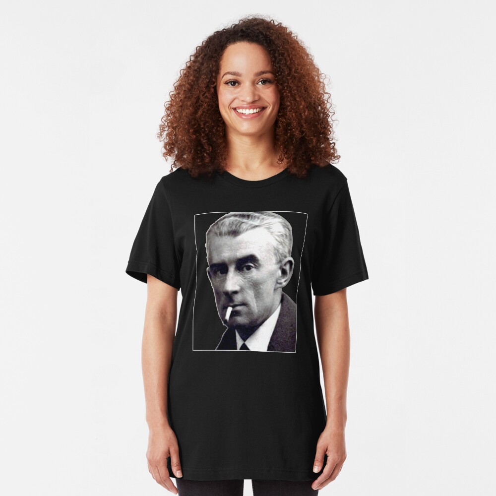 Maurice Ravel - Great French Composer Slim Fit T-Shirt