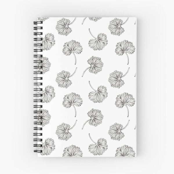 Item preview, Black and White Geranium Leaf Pattern designed and sold by Ivy Lily Art.