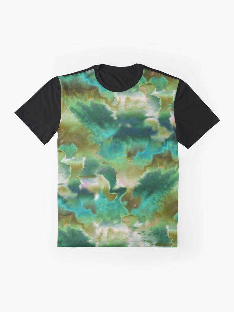 Alternate view of Tie Dye Cammo Graphic T-Shirt