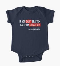 Limited Edition If You Can’t beat ‘em Call ‘em cheaters, Tom Brady, New England Patriots, Tb12 Shirts, Mugs & Hoodies Short Sleeve Baby One-Piece