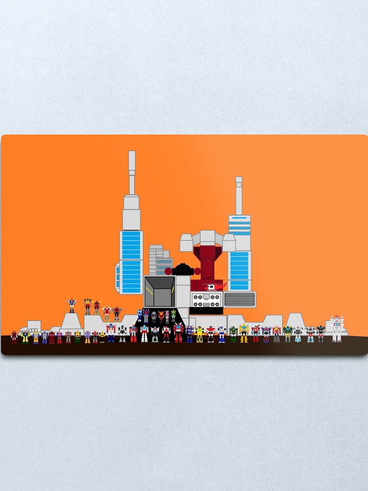 Alternate view of Transformers Metal Print