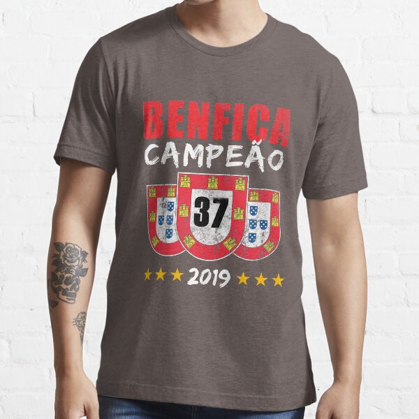BENFICA CAMPEAO CHAMPIONS 2019 Fans Soccer Football Portugal T-Shirt