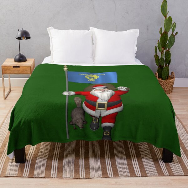 Item preview, Santa Claus Visiting The Beaver State Oregon designed and sold by Mythos57.