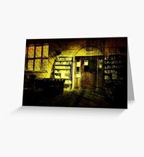 Late Night at the Library Greeting Card