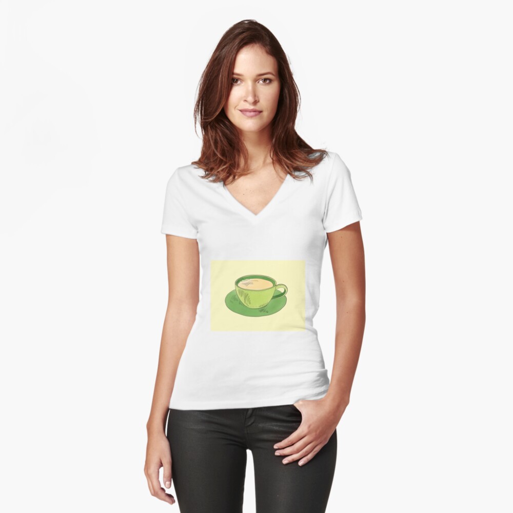 Item preview, Fitted V-Neck T-Shirt designed and sold by K-AEyston.