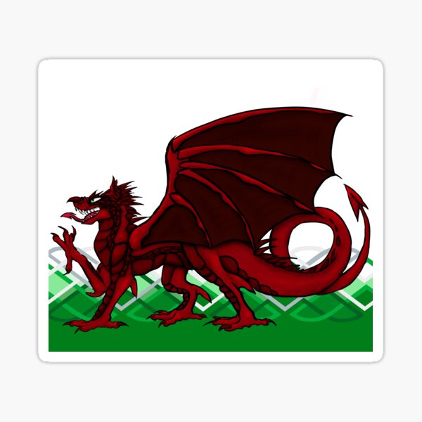 Item preview, welsh dragon designed and sold by cheetahjevams.