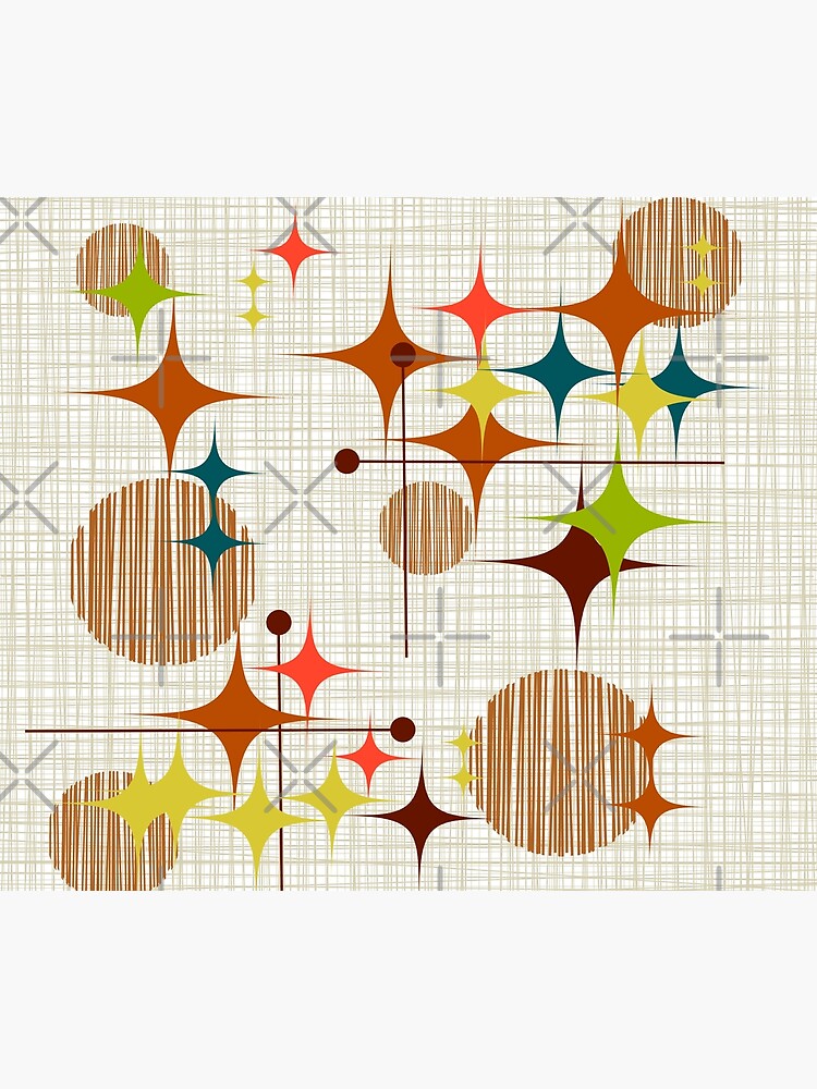 Eames Era Starbursts and Globes 4 (bkgrnd) by Makanahele