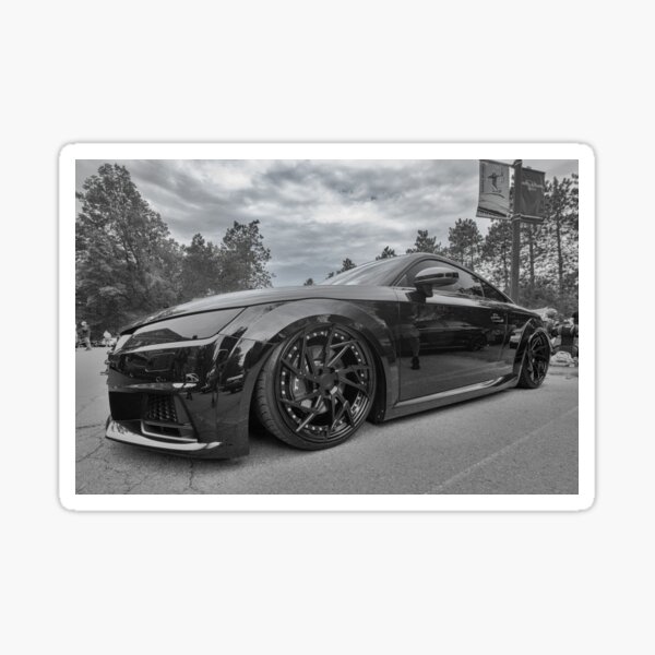 2 Stickers Audi Sport noir - Livraison Rapide !