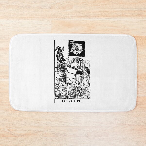 Artikelvorschau, Tarotkarte: Death Black & amp; Weiß entworfen und verkauft von tarotcarddesign.