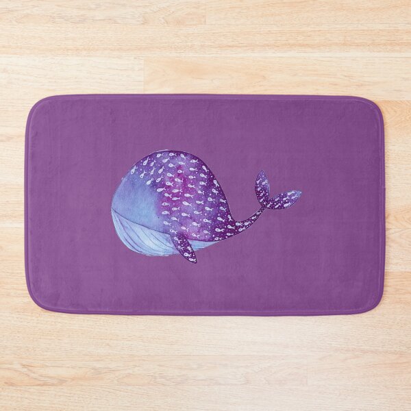 Item preview, Violet whale designed and sold by alisonsadler.