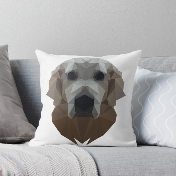 Item preview, Golden Retriever Low Poly Frontview Headshot designed and sold by Tazodiac.
