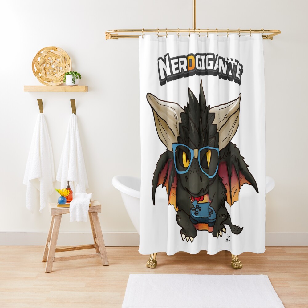 "Nerdgigante" Shower Curtain for Sale by Domadraghi Redbubble