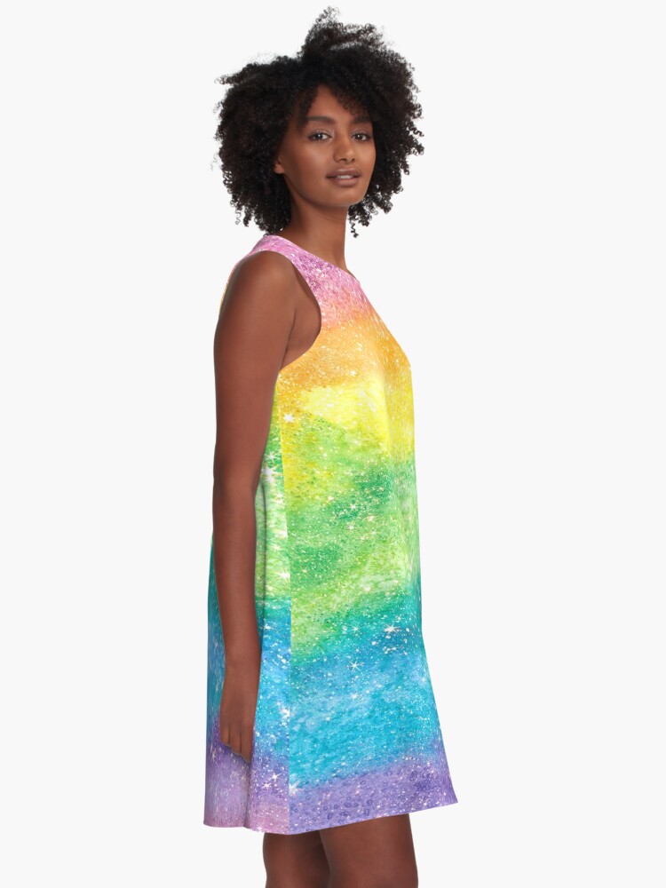 Glitter 2024 rainbow dress