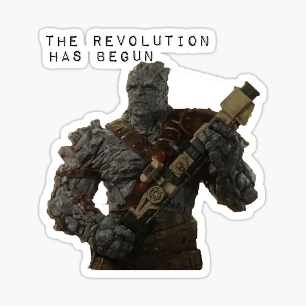 The Revolution has begun! Sticker