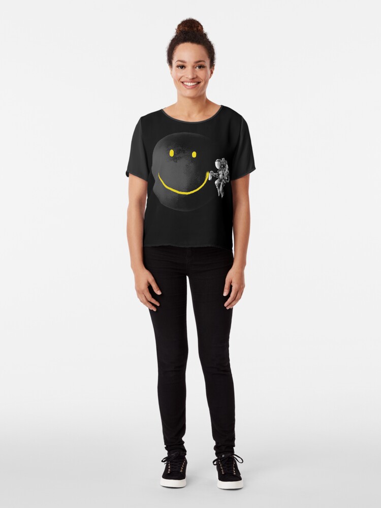 Alternate view of Make a Smile Chiffon Top