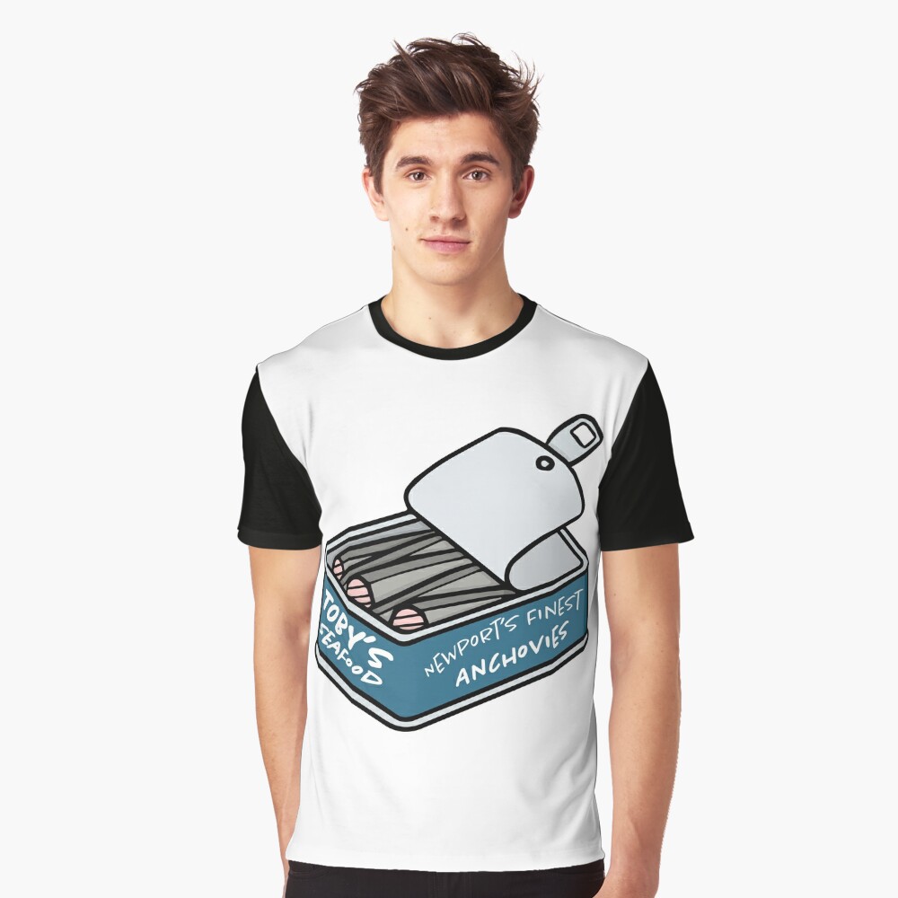 Toby's Anchovies - Newport's Finest Essential T-Shirt for Sale by  Sheahan704