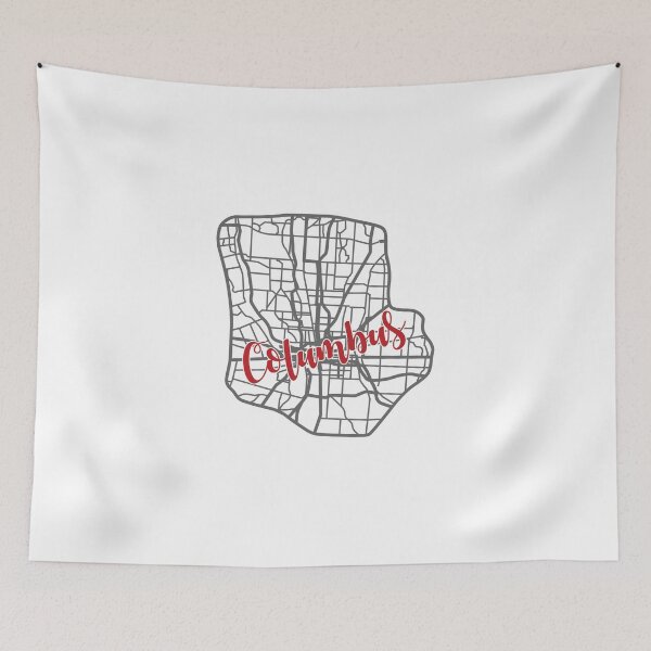Item preview, Columbus Ohio City Roads Outline designed and sold by ckspicer11.