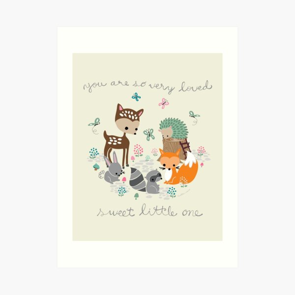 Forest Friends Art Print