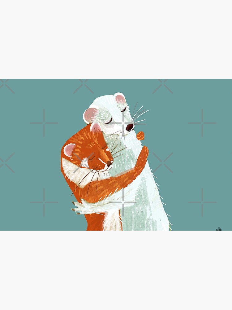 Weasel hugs de belettelepink