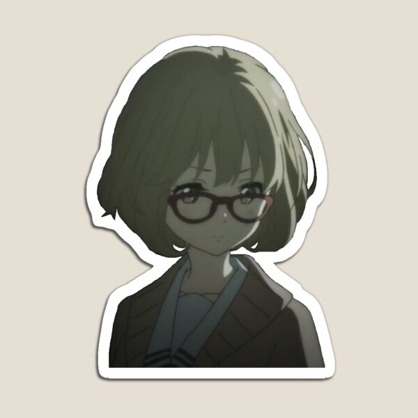 Item preview, Mirai shadowy sticker (solemn) designed and sold by Moonsun3.