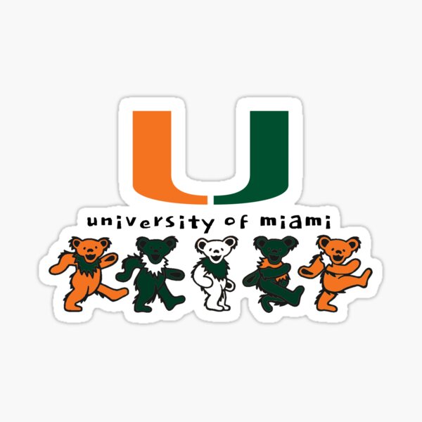 Item preview, university of miami grateful dead bears designed and sold by juliakrop14.