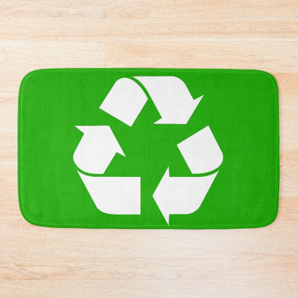 Artikelvorschau, Weiß Recycling-Symbol entworfen und verkauft von Symbolical.