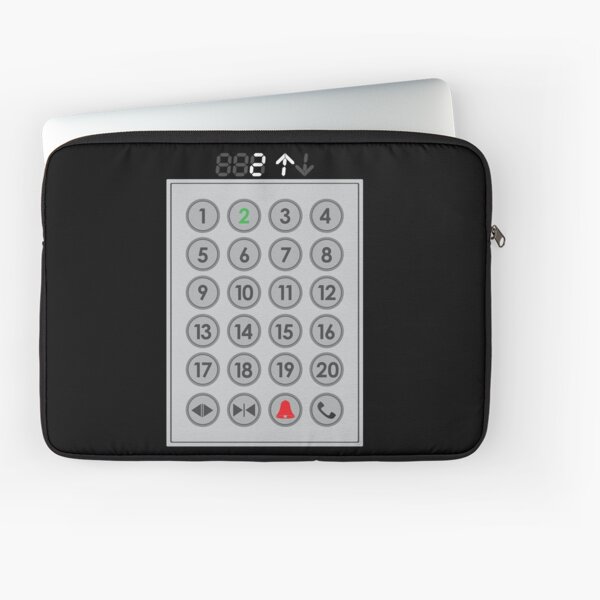 Elevator Mechanic Number Pad Laptop Sleeve