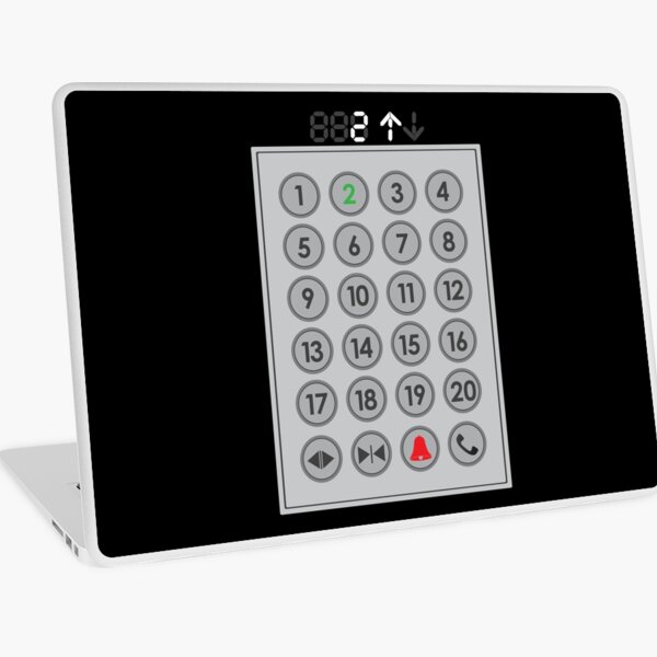 Elevator Mechanic Number Pad Laptop Skin