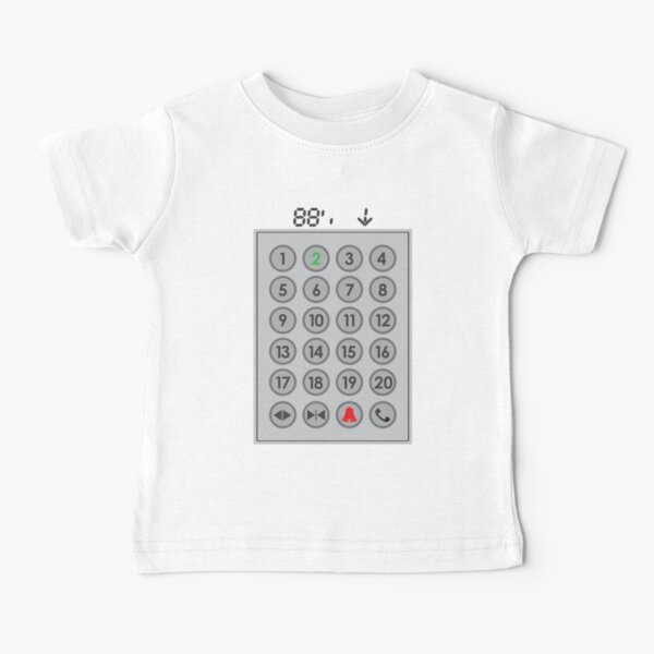 Elevator Mechanic Number Pad Baby T-Shirt