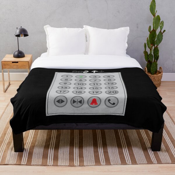 Elevator Mechanic Number Pad Throw Blanket