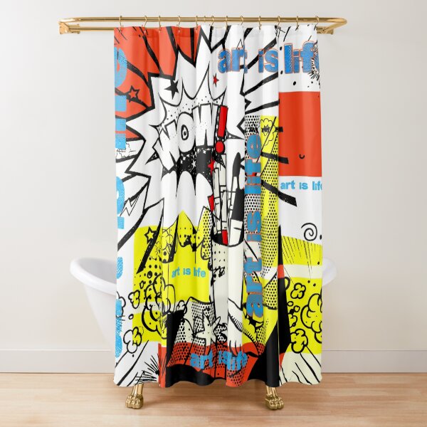 Art is life Shower Curtain