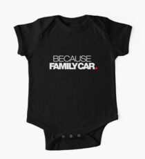 BECAUSE FAMILY CAR (2) One Piece - Short Sleeve