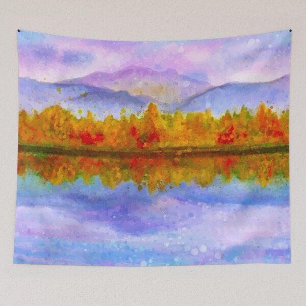 Item preview, Autumn's Reflection on the Lake designed and sold by Makanahele.