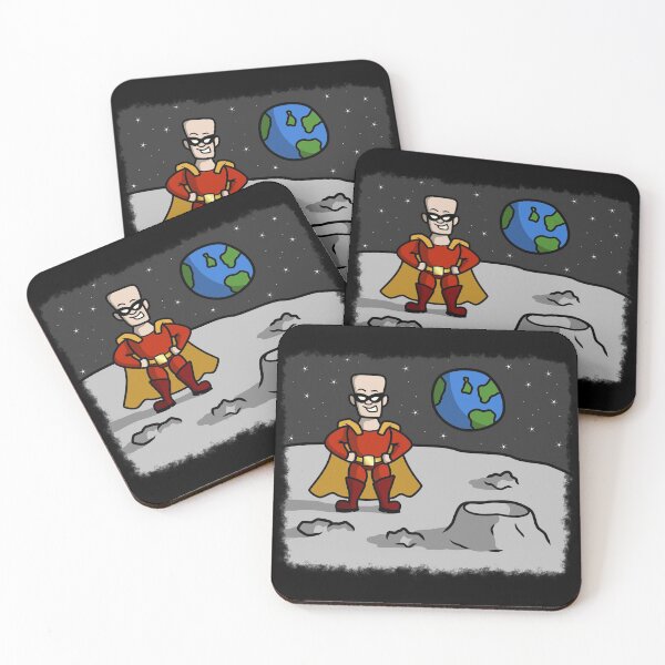 Item preview, Superhero on the Moon designed and sold by delightedtodraw.