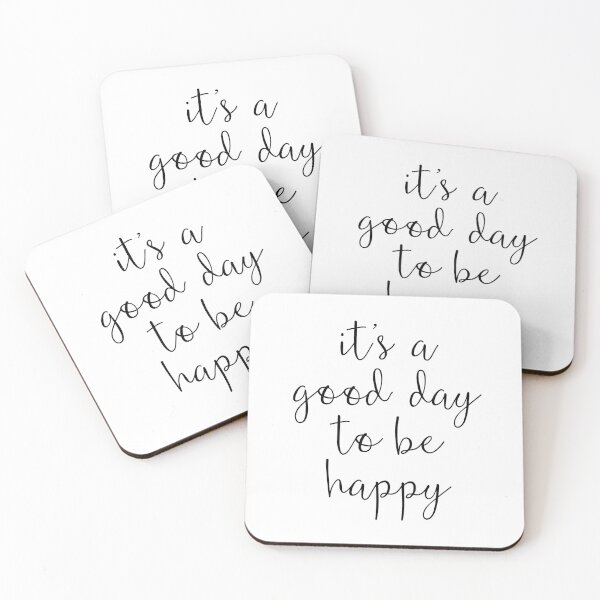Item preview, A Good Day to Be Happy Motivational Quote designed and sold by blueskywhimsy.