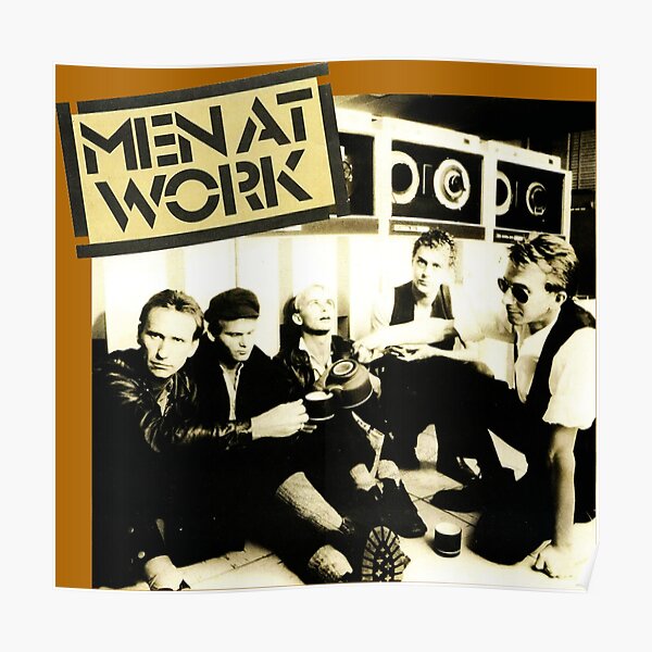 Men At Work Poster