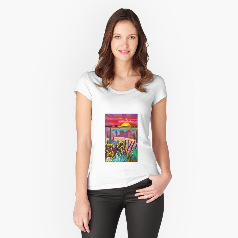 Item preview, Fitted Scoop T-Shirt designed and sold by charker.