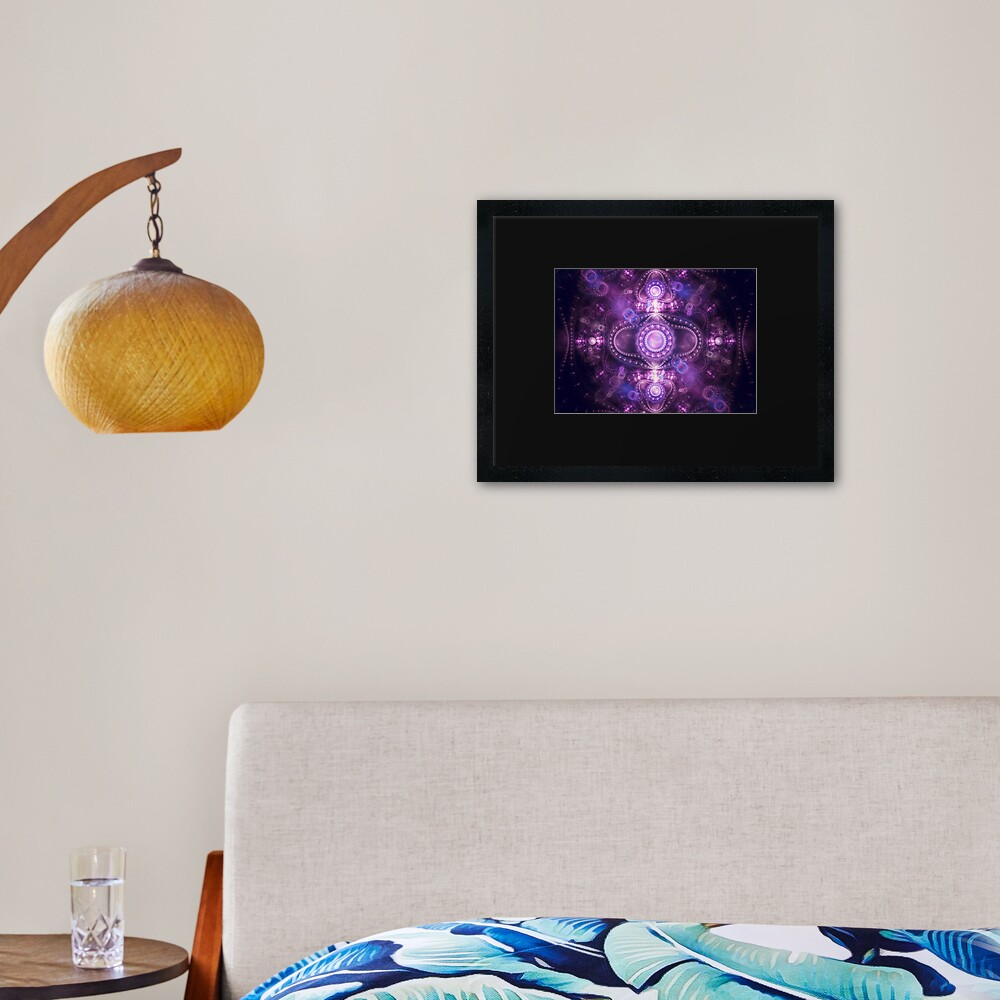 Light Show - Grand Julian Fractal Art Print Framed Art Print