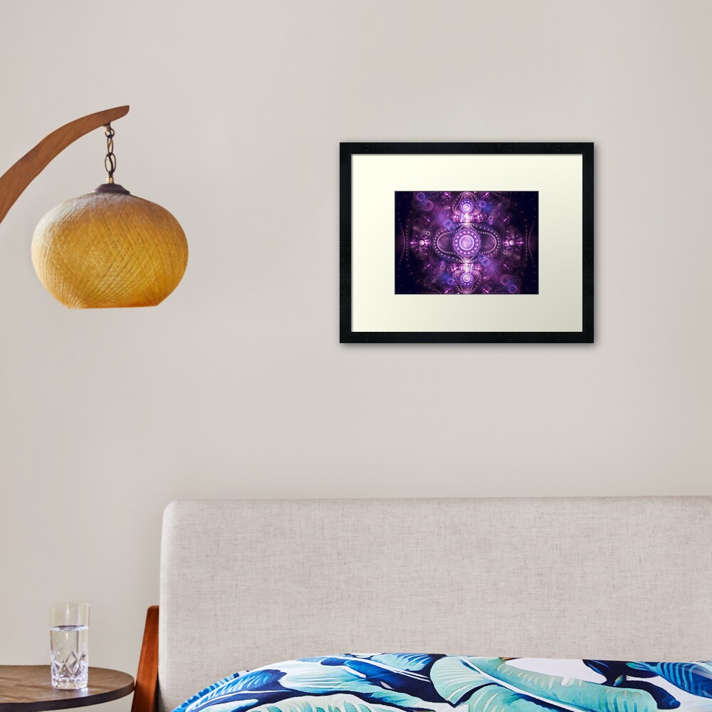 Light Show - Grand Julian Fractal Art Print Framed Art Print