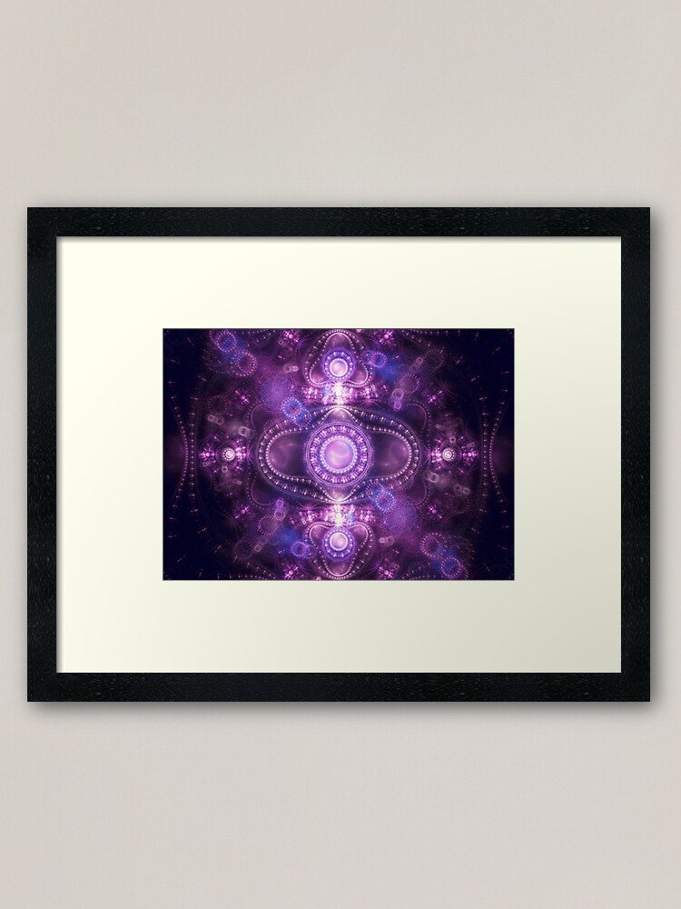 Thumbnail 1 of 7, Framed Art Print, Light Show - Grand Julian Fractal Art Print designed and sold by SniperFox.