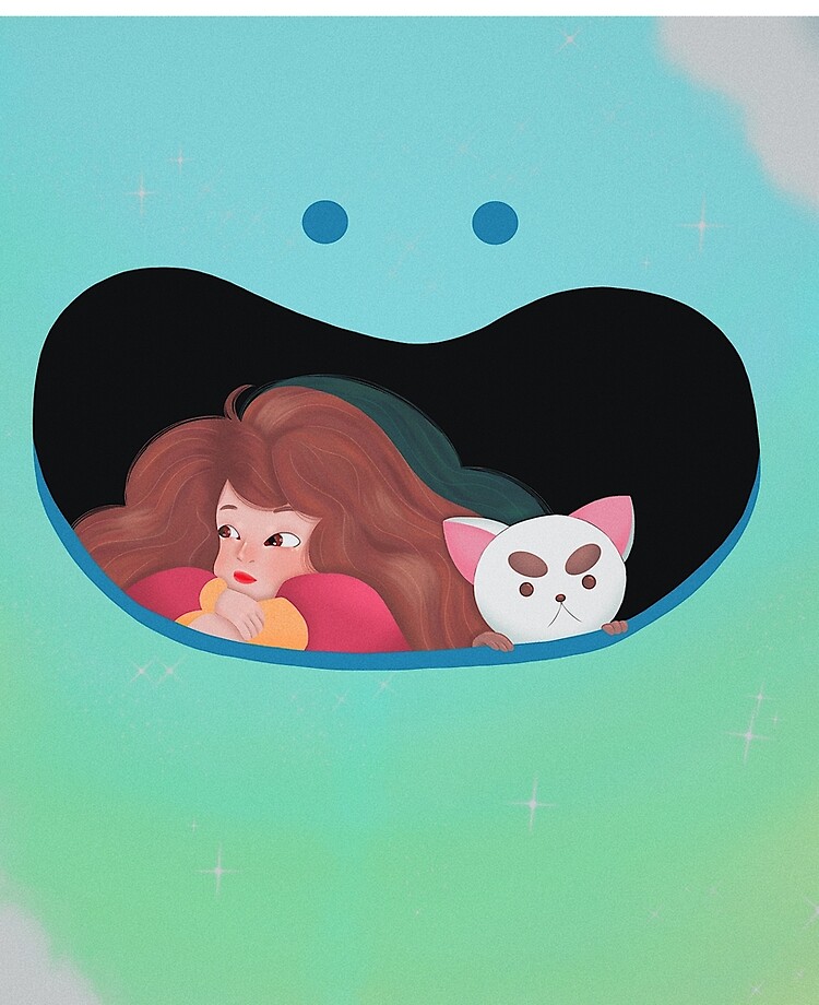 Bee And Puppycat Lazy In Space Ipad Case Skin By Sunflwrchai Redbubble