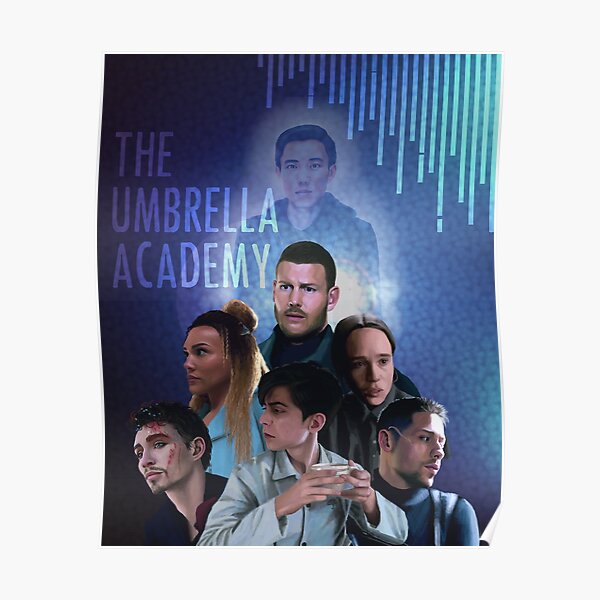 The Umbrella Academy Poster Style Poster For Sale By Brainbag Redbubble 