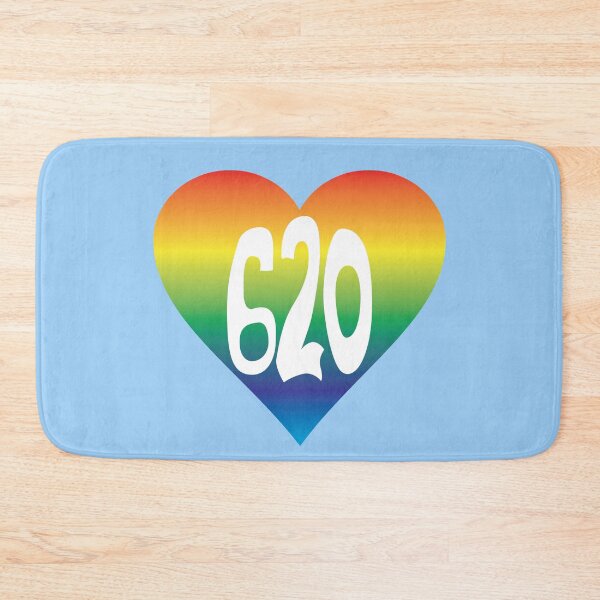 Item preview, Hand Drawn Kansas Pride Rainbow Heart 620 Area Code designed and sold by itsrturn.