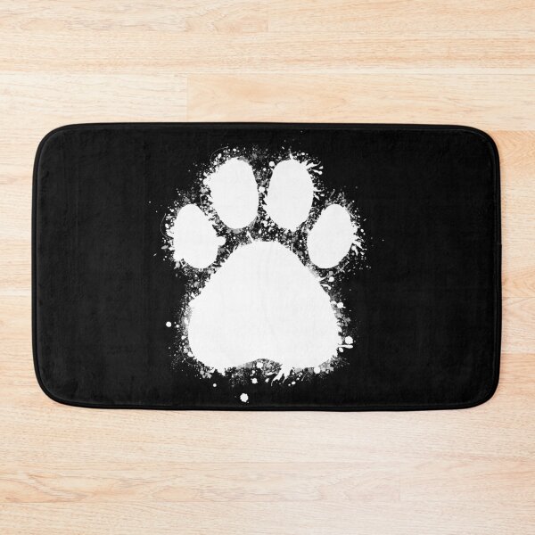 Item preview, Splatter Paint Paw Print (White) designed and sold by BluArt422.