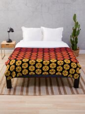 Alex DeLarge Bed Dubet Cover in A Clockwork Orange Throw Blanket