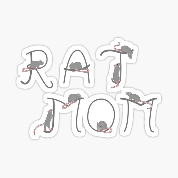 Rat Mom Sticker
